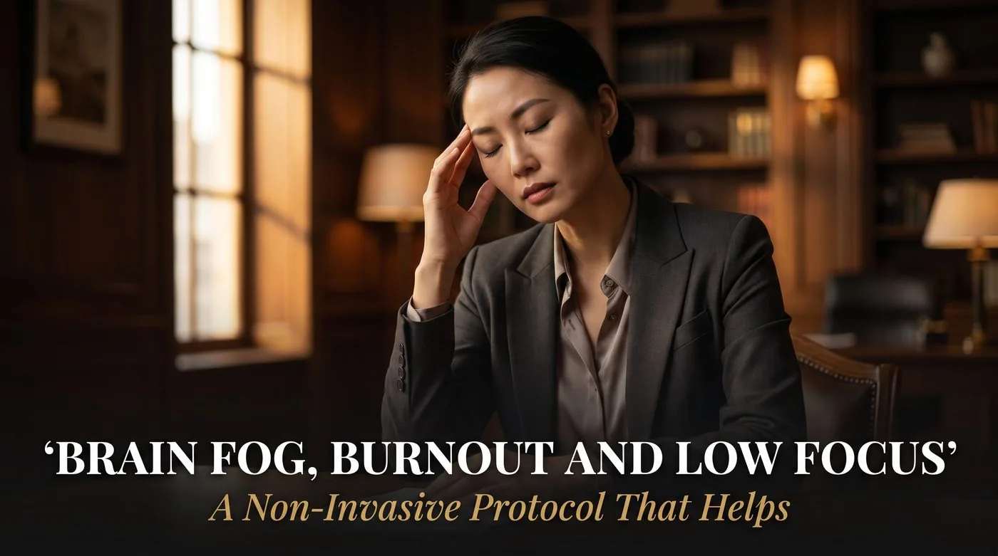 Brain Fog, Burnout and Low Focus: A Non-Invasive Protocol That Actually Helps