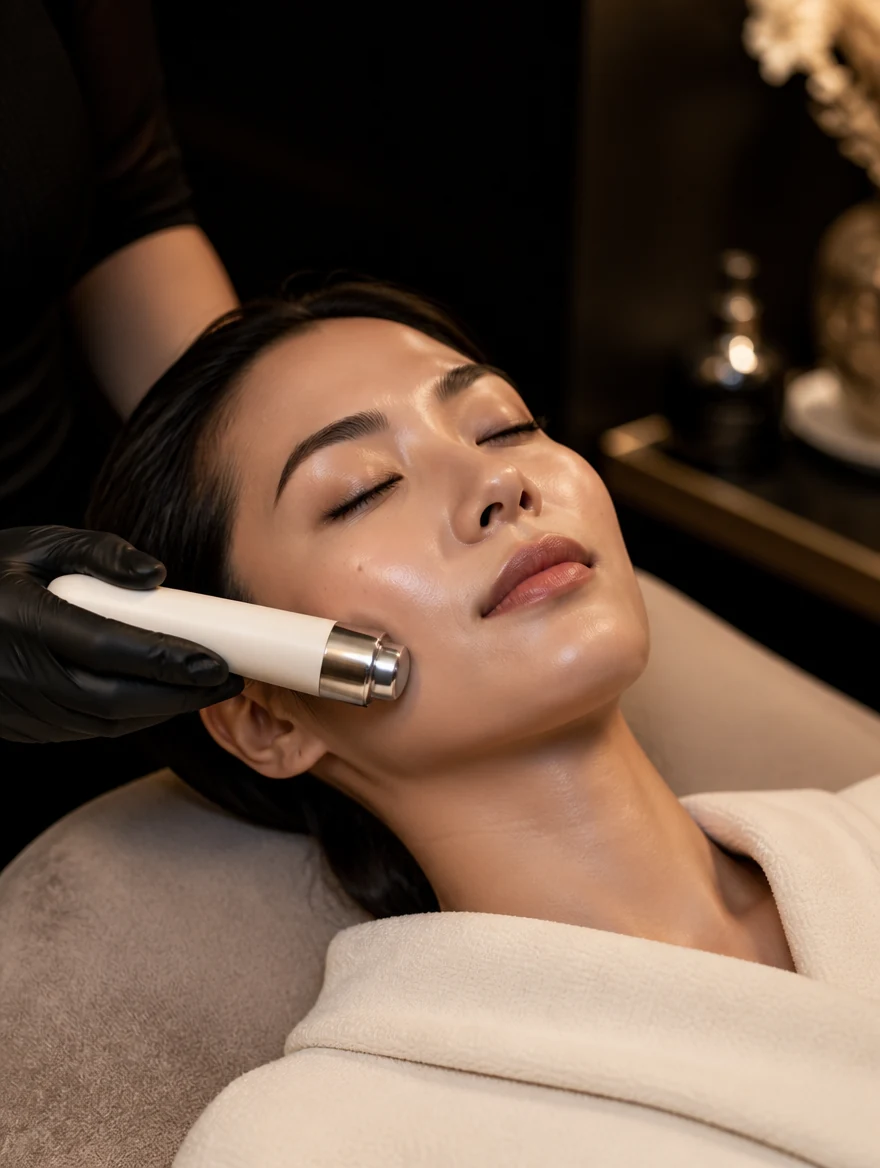 Booster solution delivered transdermally through a specialised applicator tip at SkinRev Lab Singapore &mdash; no needles or injections