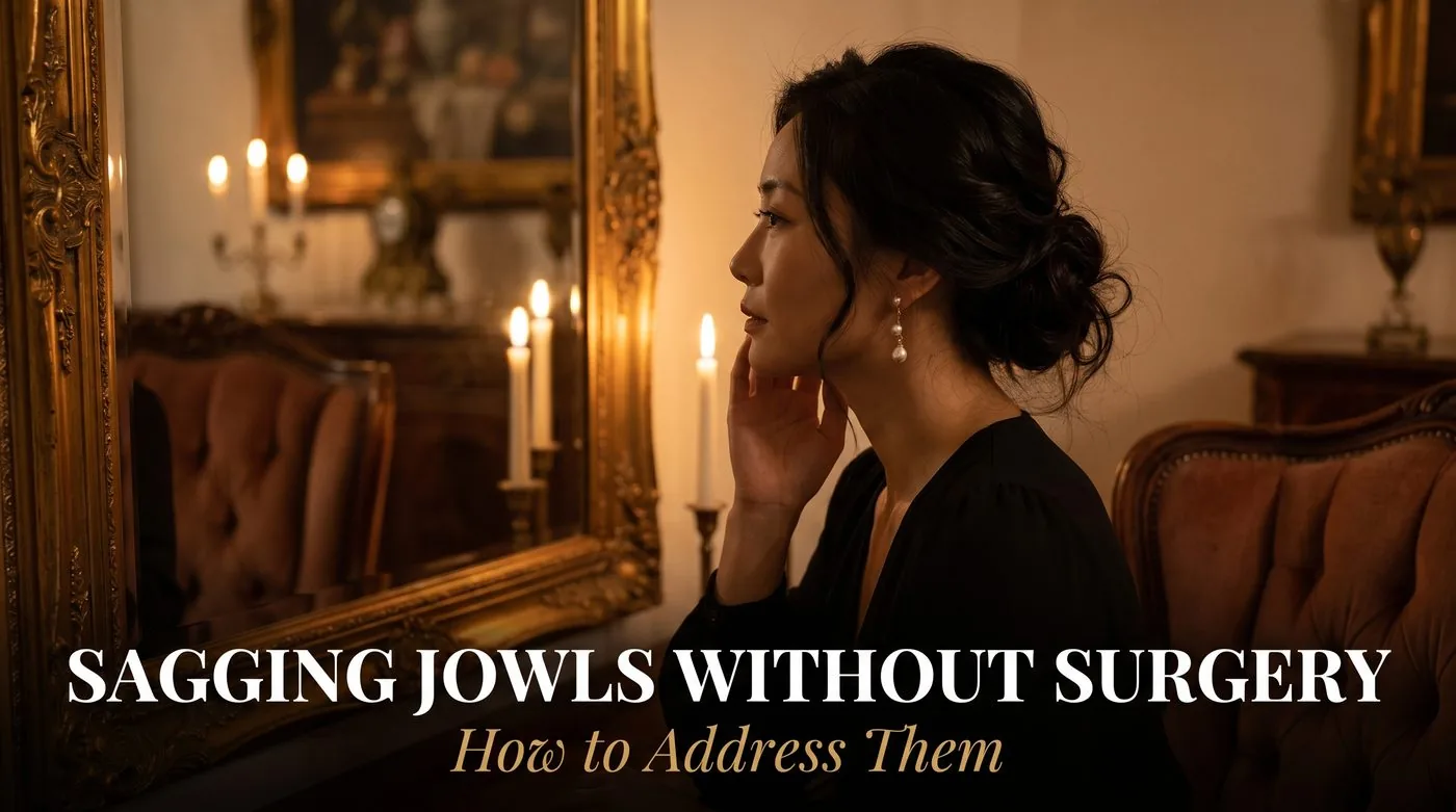 Defined jawline and chin profile representing non-surgical double chin reduction in Singapore