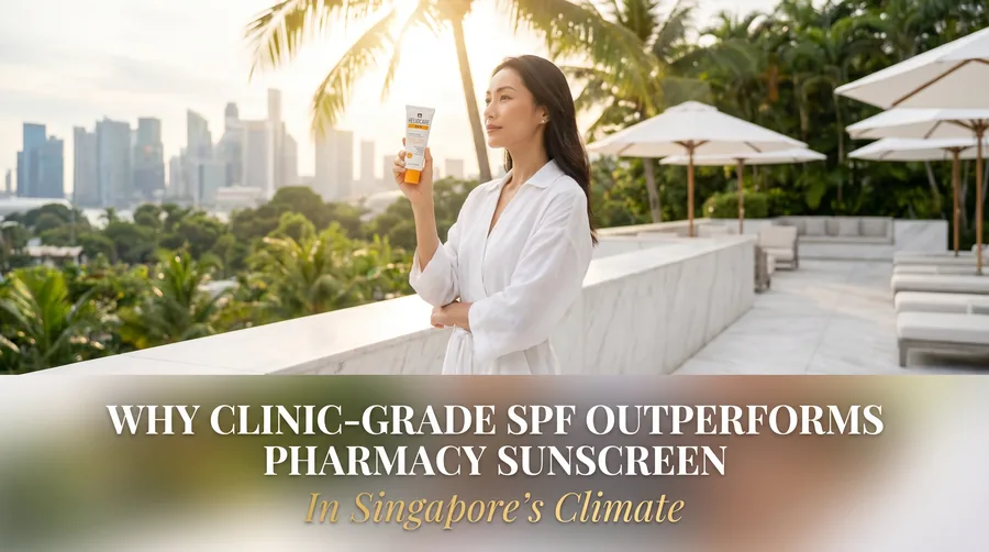 Why Clinic-Grade SPF Outperforms Pharmacy Sunscreen in Singapore's Climate