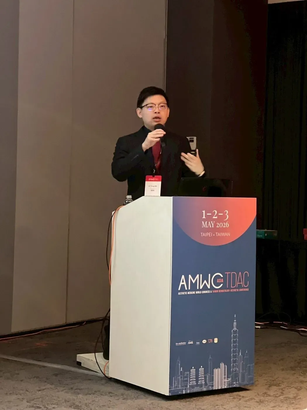 沈医生于台北 AMWC Asia–TDAC 2026