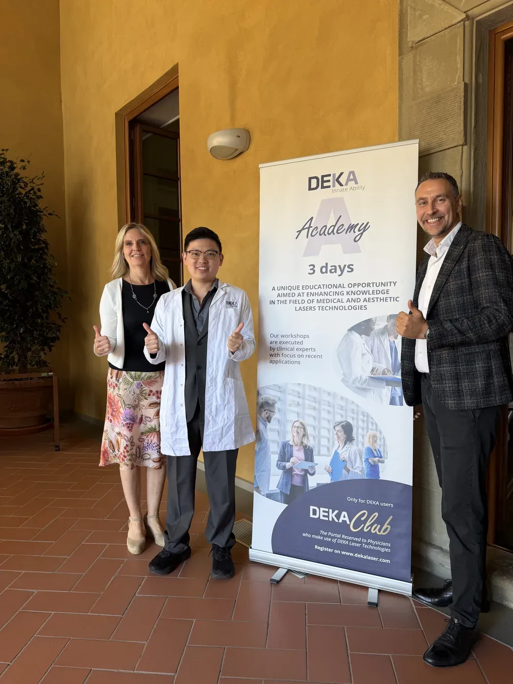 沈医生与 DEKA 团队于佛罗伦萨 DEKA Academy