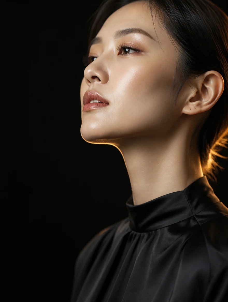 Neck and jawline after Needleless SkinBooster at SkinRev Lab Singapore &mdash; the neck is treated as a separate region