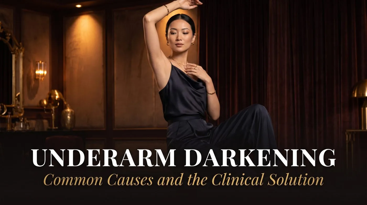 Underarm Darkening: Common Causes and the Clinical Solution