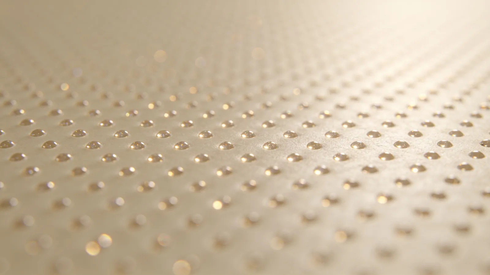 Fine grid of tiny polished dots on beige