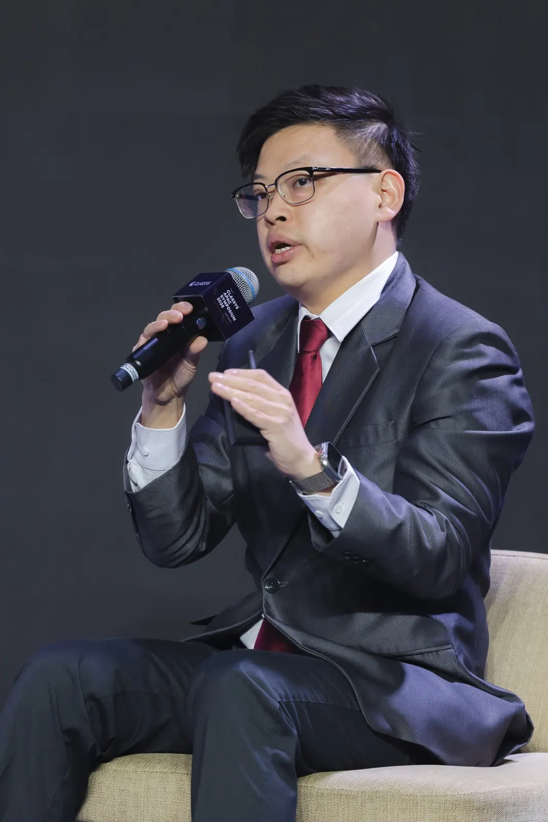 Speaking on the panel