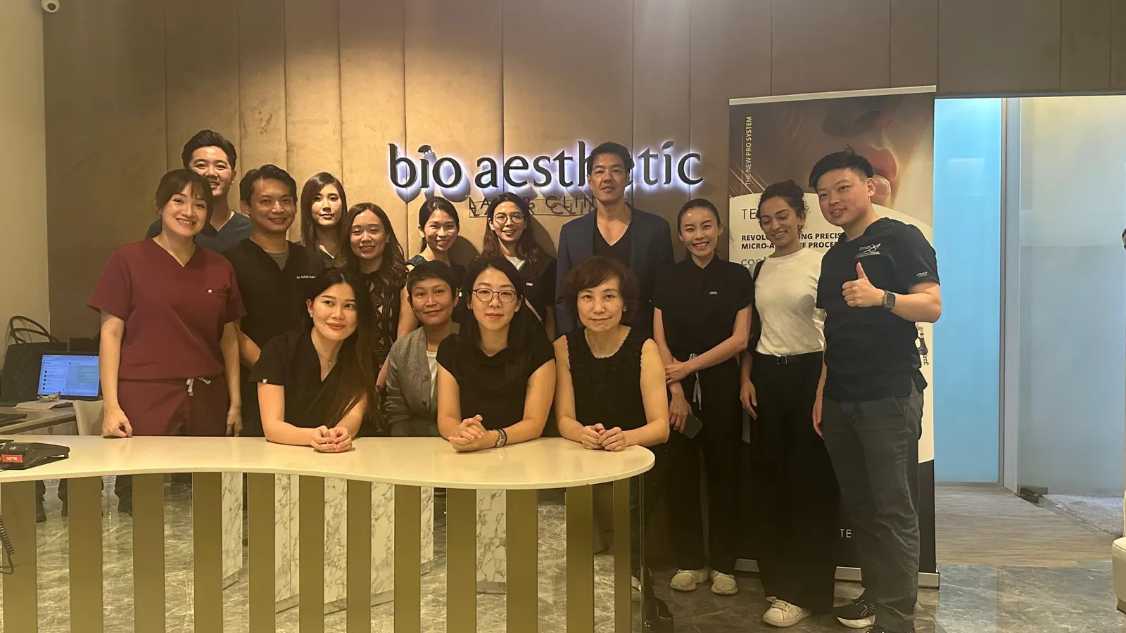 Doctors at the DEKA Tetra Pro training, Bio Aesthetic Laser Clinic