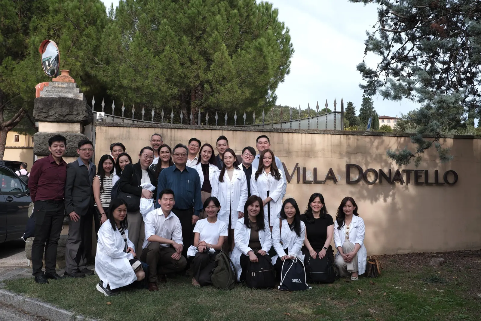 At Villa Donatello, Florence