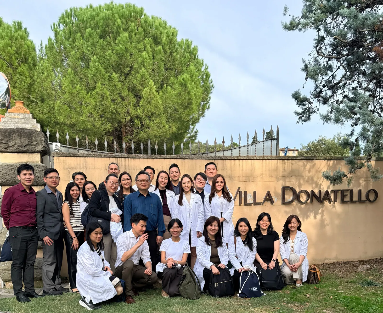 DEKA Academy participants at Villa Donatello