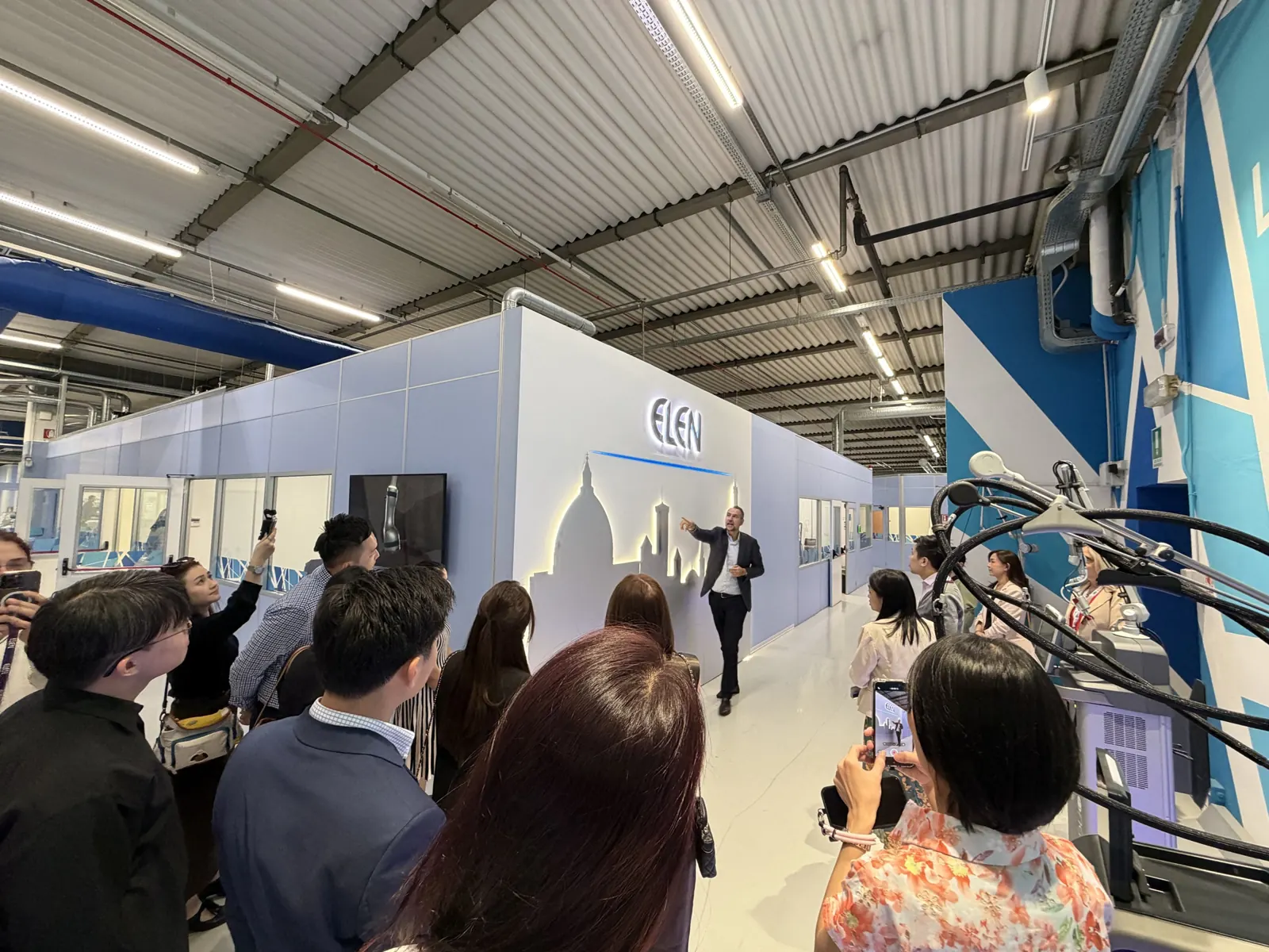 Inside El.En., where DEKA lasers are built