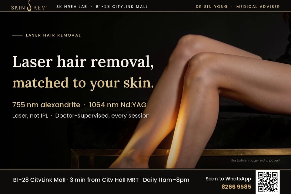 Laser Hair Removal Singapore: 755 nm and 1064 nm, Matched to Your Skin